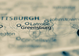 Photo of a map of Greenburg