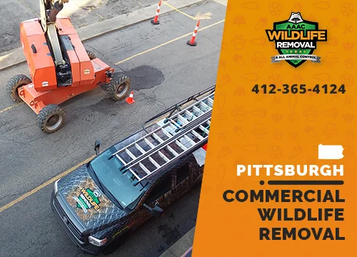 Commercial Wildlife Removal truck in Pittsburgh
