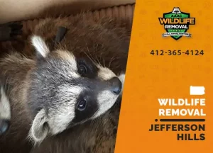 Jefferson Hills Wildlife Removal professional removing pest animal